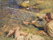 A Man Fishing John Singer Sargent